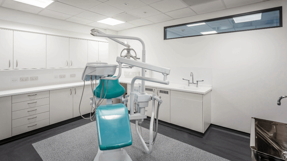 dental chair in dental surgery